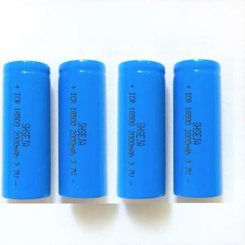 4 бр./лот 18500 Батерия От 3.7 През 2000 mah Акумулаторна батерия