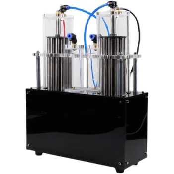Експериментално устройство с двоен изход за разделяне на электролизованной на водата на водород и кислород НОВО