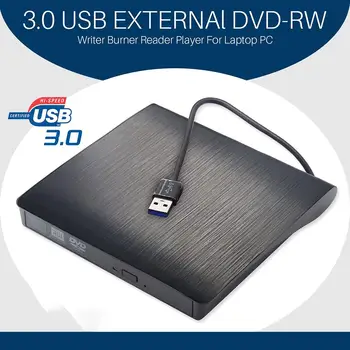 Преносим USB 3.0/2.0 НА DVD-ROM Оптично Устройство Тънък Външен CD-ROM Устройство за Четене Диск Настолен КОМПЮТЪР Лаптоп Таблет Промоция DVD-плейър