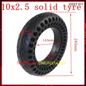Размер 10x2.50 Cellular плътна гума 10 * 2,5 а безкамерни гуми, Удебелена двойна Клетъчна дължината на гума За Електрически Скутер