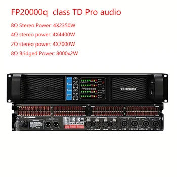 4 Канала 4x7000 W FP20000q Усилвател на Мощност Линеен Масив Звукова Система за Аудио Професионален Диско Dj Усилвател на Мощност