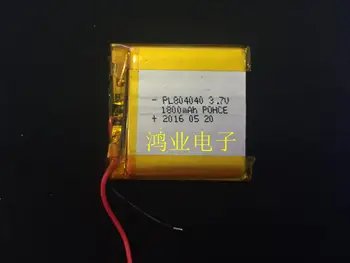 3,7 В литиево-полимерна батерия с голям капацитет 804040 1800 ма звукова карта на GPS играчка слушалки Акумулаторна Литиево-йонна клетка