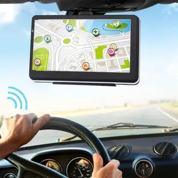 7-Инчов Автомобилен GPS Навигатор Преносим 256 mb + 8 GB Hd GPS Навигационно Устройство 710 Австралия Карти, Сензорен Екран, Вграден FM предавател