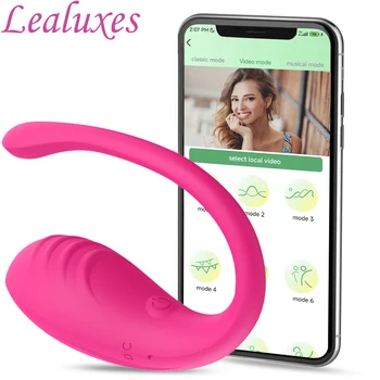 Безжична Bluetooth Вибратор Вибратор от Секс Играчки за Жени Приложение за Дистанционно Управление Носимые Бикини Вибрираща Яйце Грабне Топката Секс-Играчки За Възрастни