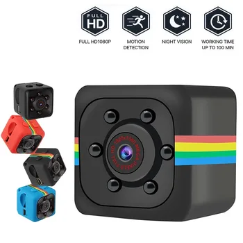 SQ11 Мини Камера HD 1080P Сензор за Нощно Виждане Камера за Движение DVR Микро Камера Спорт DV Видео Малка Камера Cam Professional 360