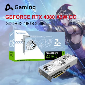 AX GAMING RTX 4080 X3W OC 16G Нова Графична карта GDDR6X 256Bit RTX4080 16Pin Слот на Видеокартата NVIDIA GPU placa de vídeo