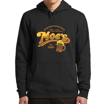 Moe's-Герой-Блузи с качулка Наздраве Пародия на семейство Симпсън-Анимационен Комедиен Пуловер Топла Зимна Hoody За Мъже И Жени
