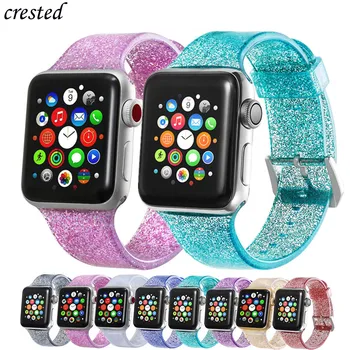 Jelly Каишка За Apple Watch band 45 мм 41 мм 40 мм 44 мм, 38 мм и 49 мм 42 силикон каишка за часовник гривна iWatch 4 3 5 se 6 7 8 Ultra