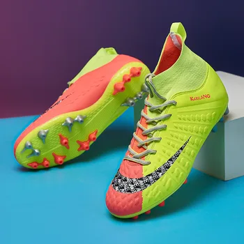 Унисекс, Професионални Мъжки Футболни Обувки с Нов Дизайн, Модерни Цветове, Футболни Обувки AG/TF карта, Футболни Обувки за Деца, Botines de futbol
