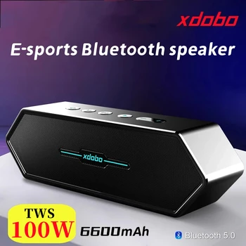 xdobo Безжични Bluetooth Високоговорители Super bass Открит Събуфър 360 Стерео TWS caixa de som за PC Spund Колона Киберспортивный Говорител