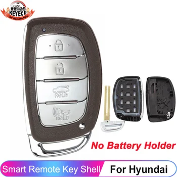 Смяна на 4 Бутона Smart Remote Key Shell Калъф За Hyundai IX25 IX35 Sonata Tucson 2014 2015 2016 2017 2018 Без Притежателя на Батерията