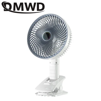DMWD Мини USB Ръчно Скоба за Вентилатор Офис Настолен Вентилатор за Охлаждане Преносим Вентилатор, климатична Инсталация Трехскоростной Вентилатор за Охлаждане