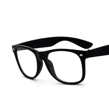 2023 Ретро мъжки Прозрачни очила с прозрачни лещи PC Comotuer Квадратни рамки за очила за жени очила за четене мъжки слънчеви Очила