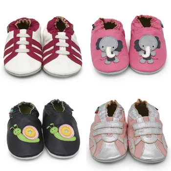 Carozoo/ Нова Детски обувки от Овча кожа с мека подметка За деца, Детски Чехли До 4 години за Новородени