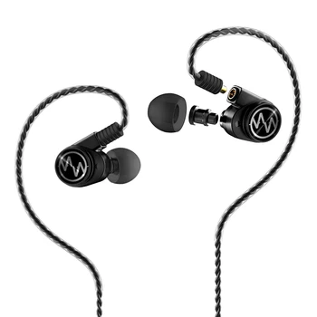 Хибридни слушалки с двоен Двигател Macaw GT600S DJ Monitor Професионални Слушалки С Шумопотискане Слушалки Сменяем Кабел Mmcx