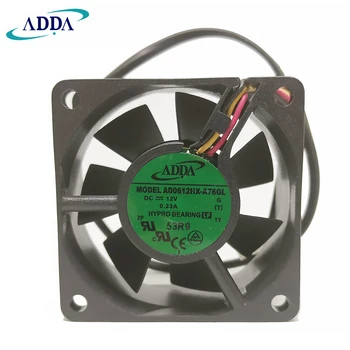 Нови Оригинални За ADDA AD0612HX-A76GL DC 12 В 0.23 A 60x60x25 mm 3 тел да доведе сървър инвертор КОМПЮТЪР процесор корпус на вентилатора за охлаждане на