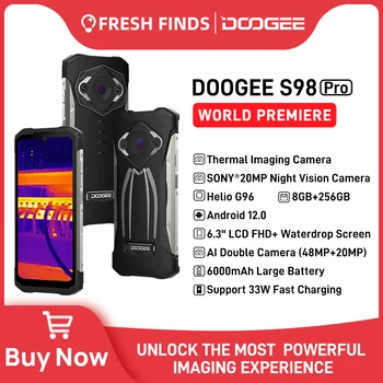 [Световна премиера DOOGEE] S98 Pro Здрав телефон 6,3 