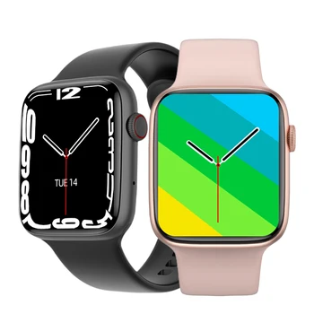 НОВИТЕ Смарт Часовници 2022 безжичното Зареждане Smartwatch Bluetooth Разговори Часовници За Мъже За Жени Фитнес Гривна Потребителски Циферблат