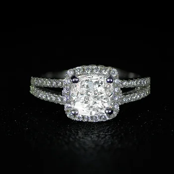 Модни Годежни Пръстени от Сребро 925 проба, годежни Пръстени за Жени, оригиналната кройката на възглавницата, диамантен пръстен на пръста си, набор от Дизайнерски Бижута