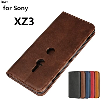 Кожен Калъф за Sony Xperia XZ3 Sony XZ3 6.0 