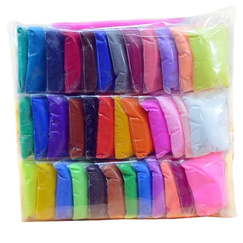 Въздушно-суха Глина 36 цвята Пластилин, Полимерна Развитие играчка за Тест, подарък за деца, суперлегкая глина, пластелин, пластелин за бебето