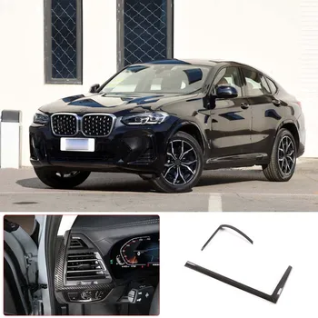 За 2018-2022 BMW X3 X4 G01 G02 ABS с модел от въглеродни влакна, автомобилен стайлинг, централна control panel, панел, аксесоари за интериор на автомобила