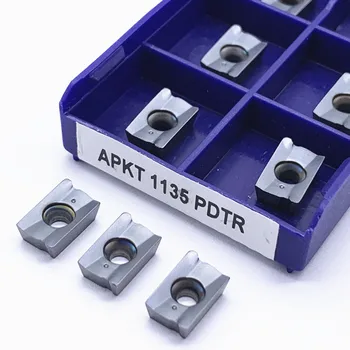 APKT1135 PDTR LT30 Твердосплавная поставяне на Струг Инструмент Струг с CNC Режещи инструменти Фрезоване Поставяне APKT 1135 Индексируемая струговане поставяне