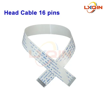 LXQIN 20 бр 16 контакти централен кабел за Epson 5113 сольвентный UV плосък принтер, печатаща глава FFC плосък кабел за пренос на данни 16p
