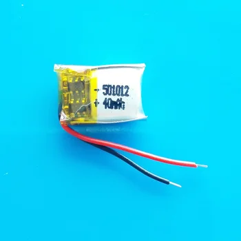 3,7 40 ма 501012 Lipo литиево полимерна батерия за MP3 GPS bluetooth слушалка видео дръжка smart band 5x10x12 мм