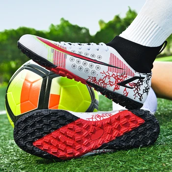 Висок клас Футболни обувки Harland Футболни Обувки За футзала Chuteira Campo футболни Обувки, Мъжки Спортни Маратонки Ourdoor Дамски Обувки TF/FG