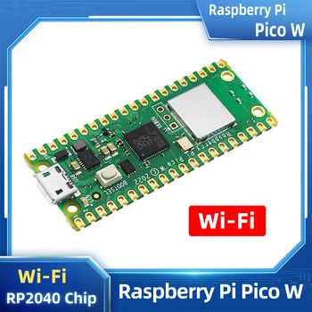 Нов Raspberry Pi Pico W С Безжична WiFi RP2040 Микроконтролер Такса за Разработка на Допълнителен Акрилен Корпус GPIO Заглавие