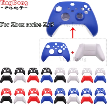 Замяна Обвивка на Корпуса на Контролера на Xbox серия X S Предната и Задната капачка на Горната част на долната Обвивка на Предната Панел на Кутията