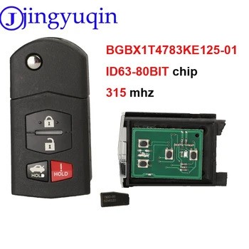 jingyuqin Подмяна на Дистанционно автомобилния ключ fob 4 бутона 313,8 Mhz 4D63 80 бита за Mazda 6 RX-8 2006-2008 2004-2011