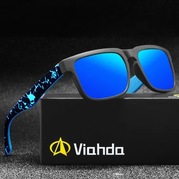 Viahda Нови Поляризирани Слънчеви Очила за Мъже Готини Слънчеви Очила За Пътуване Висококачествени Очила Gafas С кутия