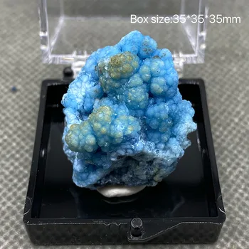 100% натурален гиббсит груб минерален кристал кварцов проба минерал Безплатна доставка + Размер на кутията: 35*35*35 мм