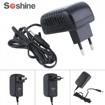 Soshine AC 100-240 0.2 A САЩ/ЕС Съединители dc от 2,4 до 12 адаптер за Зарядно Устройство Универсален 2,1 захранващ Адаптер за Ni-MH Ni-Cd Батерия