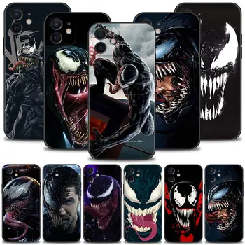 Калъф За телефон Apple iPhone 14 13 12 11 Pro Max 13 12 Mini XS Max XR X 7 8 Plus 6 6S Калъф Луксозен Venom Marvel