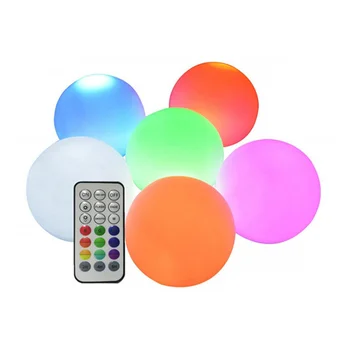 RGB Плаващ Лампа за Басейна, 3 инча 7,8 см, на Разстояние LED Лампа за Басейна, Нощна Лампа IP67, Играчка за Баня за Сватбени Партита, лятна Градина, Плуване