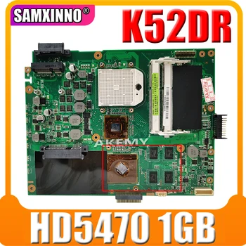 K52DR дънна Платка на преносим компютър AMD 1 GB или AMD 512 М на GPU за ASUS K52DR A52DE K52DE A52DR K52D K52 Оригиналната дънна Платка за лаптоп