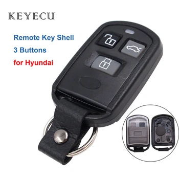Keyecu Новата Смяна Дистанционно Ключ Калъф за Hyundai Accent Elantra Sonata XG350 2002 2003 2004 2005 3 Бутона на Ключа на Автомобила Калъф