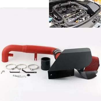 Auto Студен Въздух Комплект Теплозащитный Филтър за VW Golf MK5 MK6 GTI Двигател EA888 Gen2 DR330