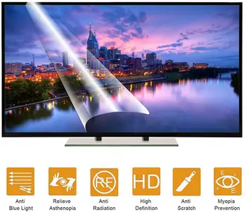 За Samsung UA43J5100AR 43 инча LED Full HD TV Филтър за Поверителност на Анти-Синьо Фолио, Защитно Фолио За Защита на Очите От очите