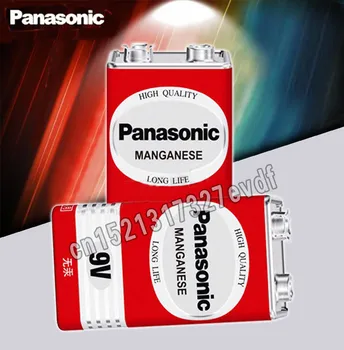 2 Бр./ЛОТ от 100% Естествена Panasonic Greencell PP3 6F22 6LR61 MN1604 9 В Блок Тежкотоварни Батерия