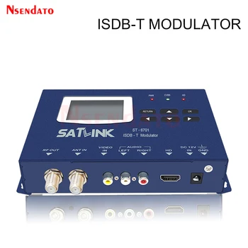SATLINK ST-6701 HDMI ISDB-T RF Модулатор 1 Маршрут MPEG1/4 Satlink ISDB T RF Модулатор ST6701 H. 264 AVC encoder за Бразилия, Япония