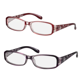 Топли Дамски Очила За четене От Смола с Флорални Принтом, Ультралегкие Увеличителни Очила От смоли, Защитни Очила, Дальнозоркие Diopters + 1,0 ~ + 4,0