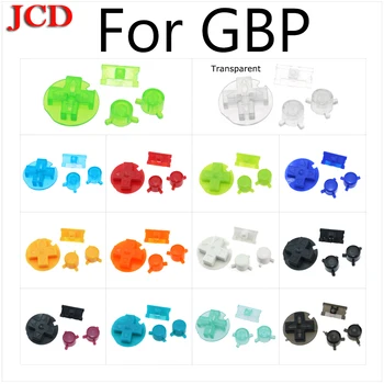 JCD Нови Цветни Сменяеми Бутони Комплект за Подмяна За Gameboy Джоб за GBP Бутон за Включване Изключване AB Бутон D Подложки Бутона на Захранването