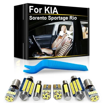 За Kia Soul, Optima K5 ceed е ЕД JD CD Sorento Sportage Rio 1 2 3 4 2002 2012 2015 2018 2020 Аксесоари Canbus Led Лампа за интериора