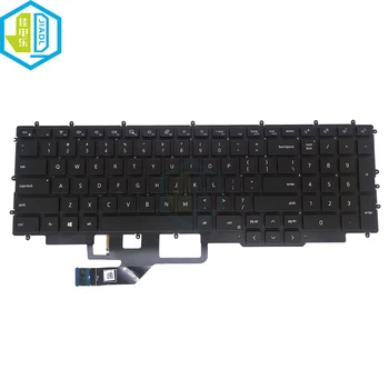 BG US Цветни/RGB клавиатура за лаптоп с подсветка Dell G7 7587 7588 7700 7790 730HH 5VV61 8F69N подсветка на клавиатурата бели шапки