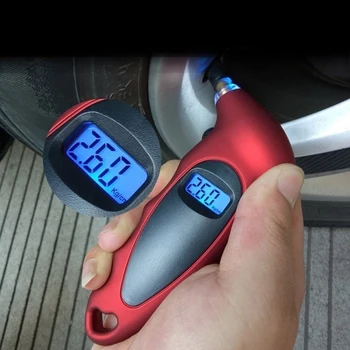 Датчик за налягане в гумите С Подсветка точност ръководят Цифров Контрол на Налягането В Гумите Автоматично Автомобили, Датчик за Налягане на Въздуха В Гумите, Touch LCD дисплей