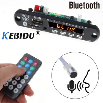 Kebidu 5 12 Bluetooth, MP3 Плейър, Декодер Дъска Bluetooth Handfree MP3 WMA Декодер Дъска Аудио Музикален Модул USB TF Радио За Кола
